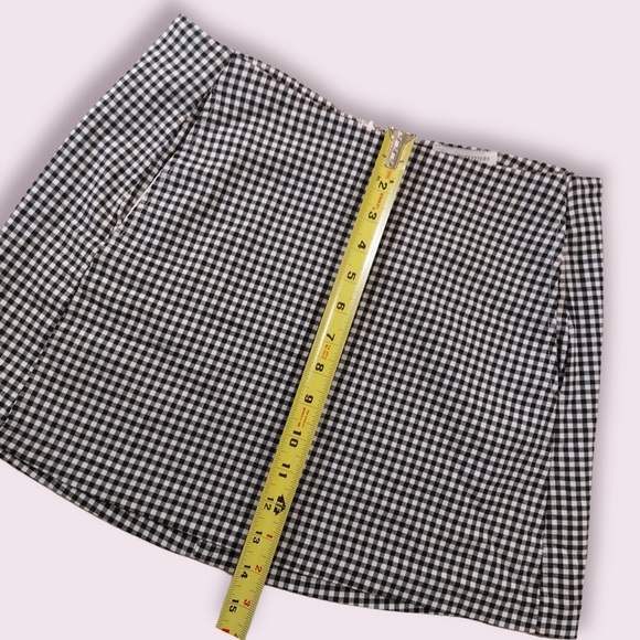Urban Outfitters Cooperative Gingham Side-Pocket A-Line Mini Skirt - Picture 5 of 8
